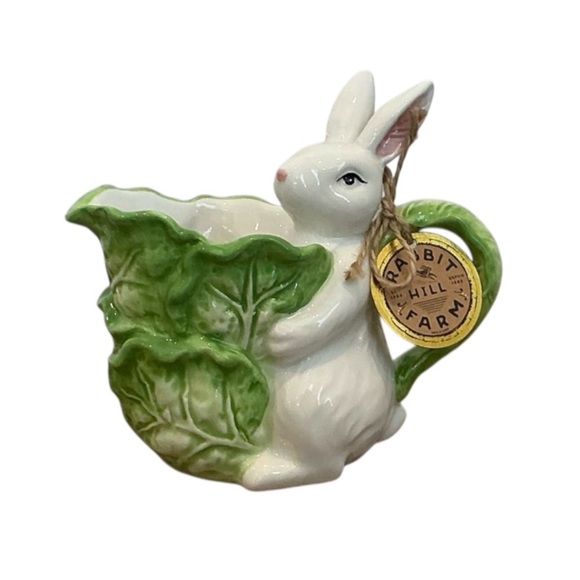 Other - Vintage Ceramic Bunny Cabbage Bowl | Rabbit Candy Dish